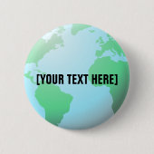 Grondwettelijke Wereldbol Achtergrond aangepaste t Ronde Button 5,7 Cm (Voorkant)