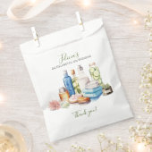 Gronen Waterverf Spa en Wellness Bachelorette Bedankzakje (Geknipt)