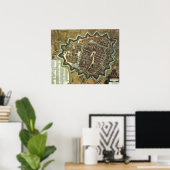 Groningen 1652 Map Poster (Thuiskantoor)
