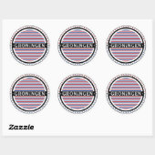 Groningen City Pride Emblem – Dutch Identity Ronde Sticker (Vel)