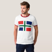 Groningen Flag T-shirt (Voorkant volledig)