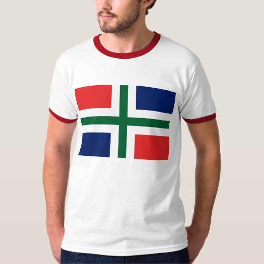 Groningen Flag T-shirt (Voorkant)