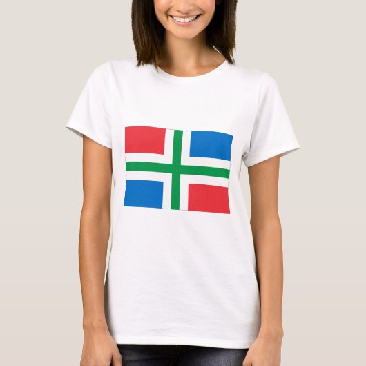 Groningen Flag T-shirt (Voorkant)