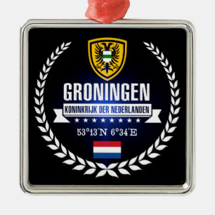 Groningen Metalen Ornament