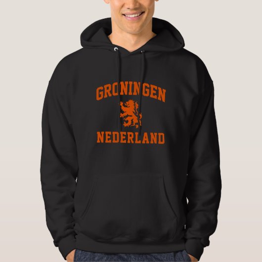 Groningen Nederland Hoodie (Voorkant)