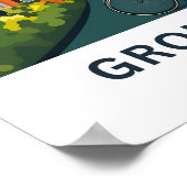 Groningen Nederland Reisprint Poster (Hoek)