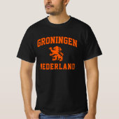 Groningen Nederland T-shirt (Voorkant)