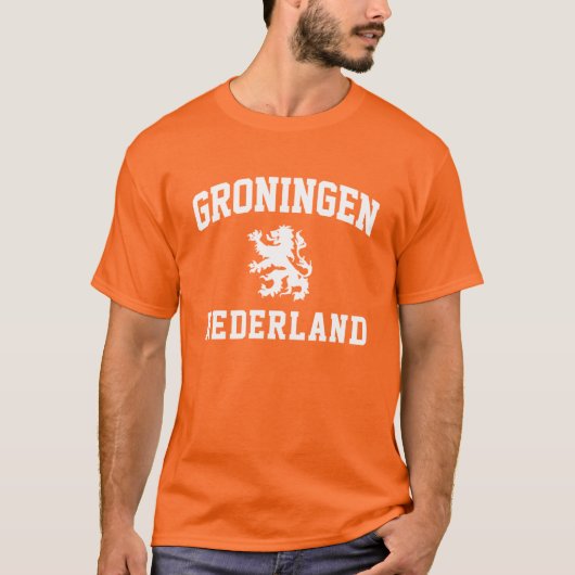 Groningen Nederland T-shirt (Voorkant)