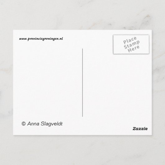 Groningen - Nederlandse kaart (Achterkant)