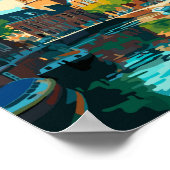 Groningen Netherlands Travel Art Vintage Poster (Hoek)