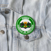 Groningen Round Emblem Ronde Button 7,6 Cm (In situ)