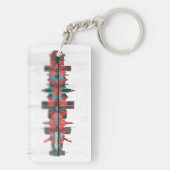 Groningen Skyline Sleutelhanger (achterkant)