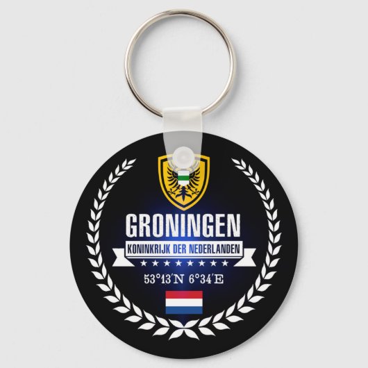 Groningen Sleutelhanger (Voorkant)