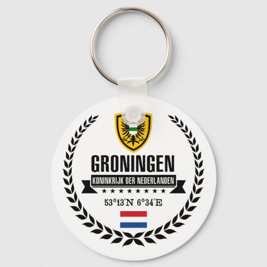 Groningen Sleutelhanger (Voorkant)