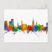 Groningen The Netherlands Skyline Briefkaart (Voorkant)