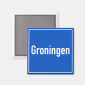Groningse magneet | Nederland | Nederland (Voorkant / Achterkant)