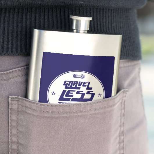 Gronkel minder onderweg heupfles (Voorbeeld)