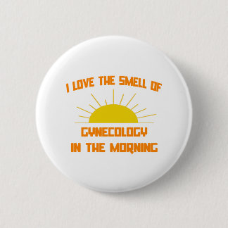 Gronkel van gynaecologie in de ochtend ronde button 5,7 cm