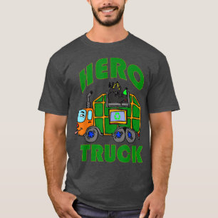 Gronkelend afval Geweldige Recycling Hero Dustm T-shirt