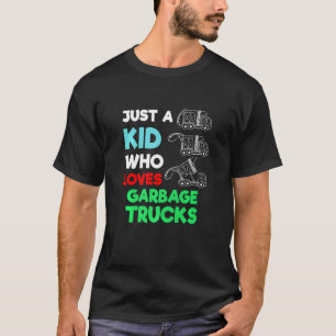 Gronkelende vuilnisjongen van de Dag van de Recycl T-shirt