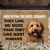 Groodle gepersonaliseerde deurmat