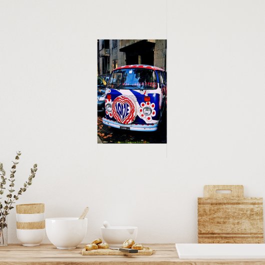GROOITIMZ LOVE VAN POSTER - RETRO-POSTERS (Keuken)