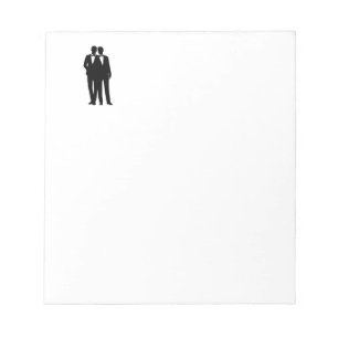 Groom and Groom Wedding Notitieblok