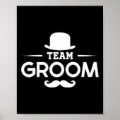 Groom Bachelor Crew Party-team Poster (Voorkant)
