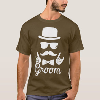 Groom bachelor party Groom Gift Gift voor Men Wedd T-shirt