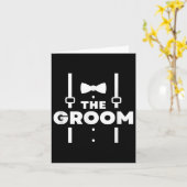 Groom, Bachelor Party Kaart (Gele Bloem)
