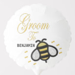 Groom Bachelor Party te zijn Personaliseren Ballon<br><div class="desc">Groom om Bachelor Party Personalize Ballon heeft er een leuke bijen op. Geweldig en leuk voor de Groom om de Bachelor Party te zijn en te versieren. Pas het met de Groom aan om naam te zijn.</div>