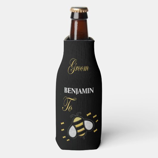 Groom Bachelor Party te zijn Personaliseren Flesjeskoeler (Fles Voorkant)