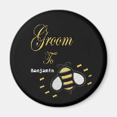 Groom Bachelor Party Weddenschap personaliseren Magneet (Voorkant)