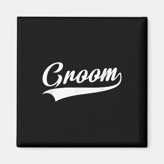 Groom - Bachelor Party - Wedding Magneet (Voorkant)