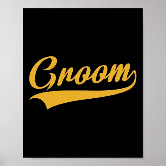 Groom - Bachelor Party - Wedding Poster (Voorkant)