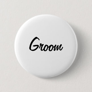 Groom Badge Ronde Button 5,7 Cm