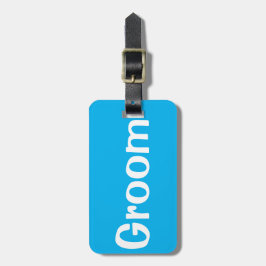 Groom bagagelabel