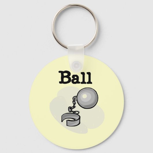 Groom Ball and Chain Tshirts and Gifts Sleutelhanger (Voorkant)