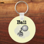 Groom Ball and Chain Tshirts and Gifts Sleutelhanger (Voorkant)