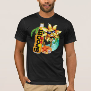 Groom Beach Beer huwelijksreis T-shirt