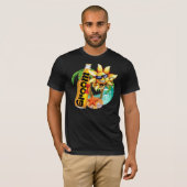 Groom Beach Beer huwelijksreis T-shirt (Voorkant volledig)
