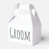 Groom Bedankdoosjes (Achterkant)
