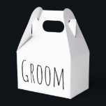 Groom Bedankdoosjes<br><div class="desc">Groom design!</div>