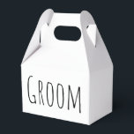 Groom Bedankdoosjes<br><div class="desc">Groom design!</div>