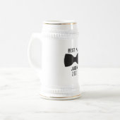 Groom Best Man Wedding Party Gift Bierpul (Voorkant links)