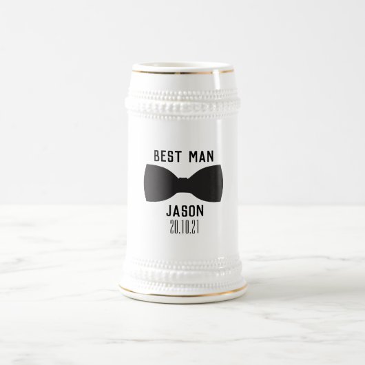 Groom Best Man Wedding Party Gift Bierpul (Center)
