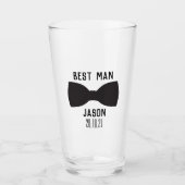 Groom Best Man Wedding Party Gift Glas (Voorkant)