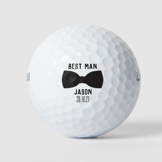 Groom Best Man Wedding Party Gift Golfballen (Voorkant)