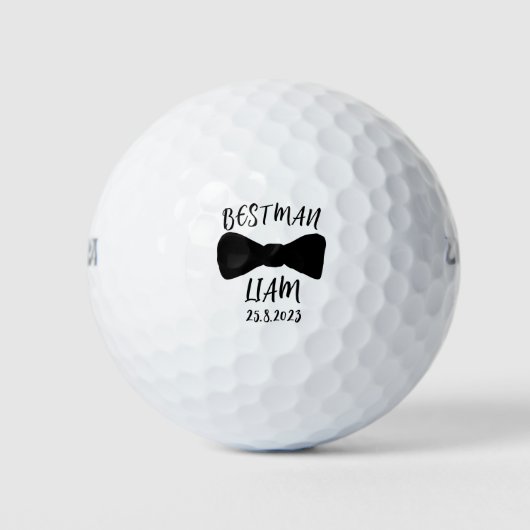 Groom Best Man Wedding Party Gift Golfballen (Voorkant)