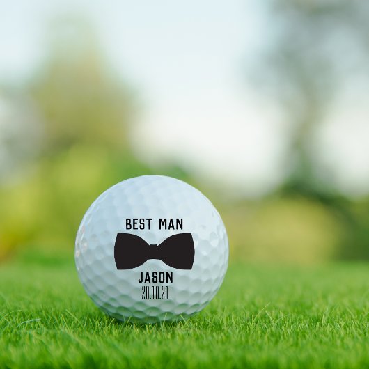 Groom Best Man Wedding Party Gift Golfballen